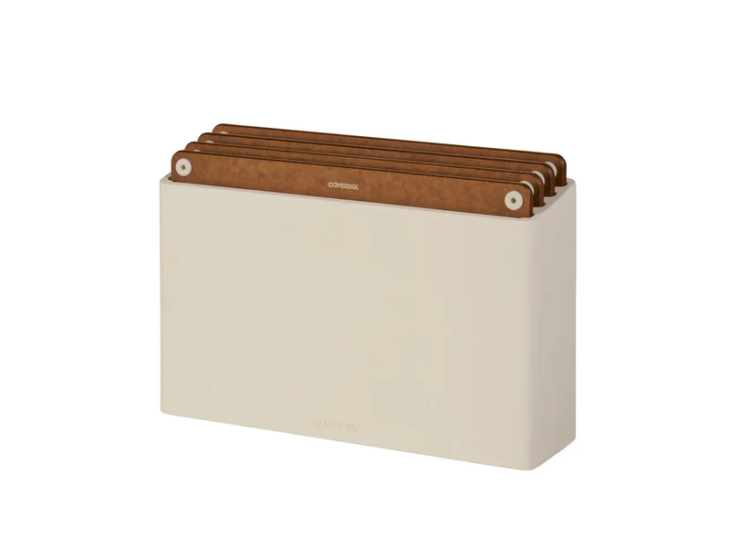 Combekk Schneidebrett-Set 4-teilig 20x30cm 'Sand'