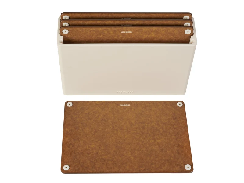 Combekk Schneidebrett-Set 4-teilig 20x30cm 'Sand'