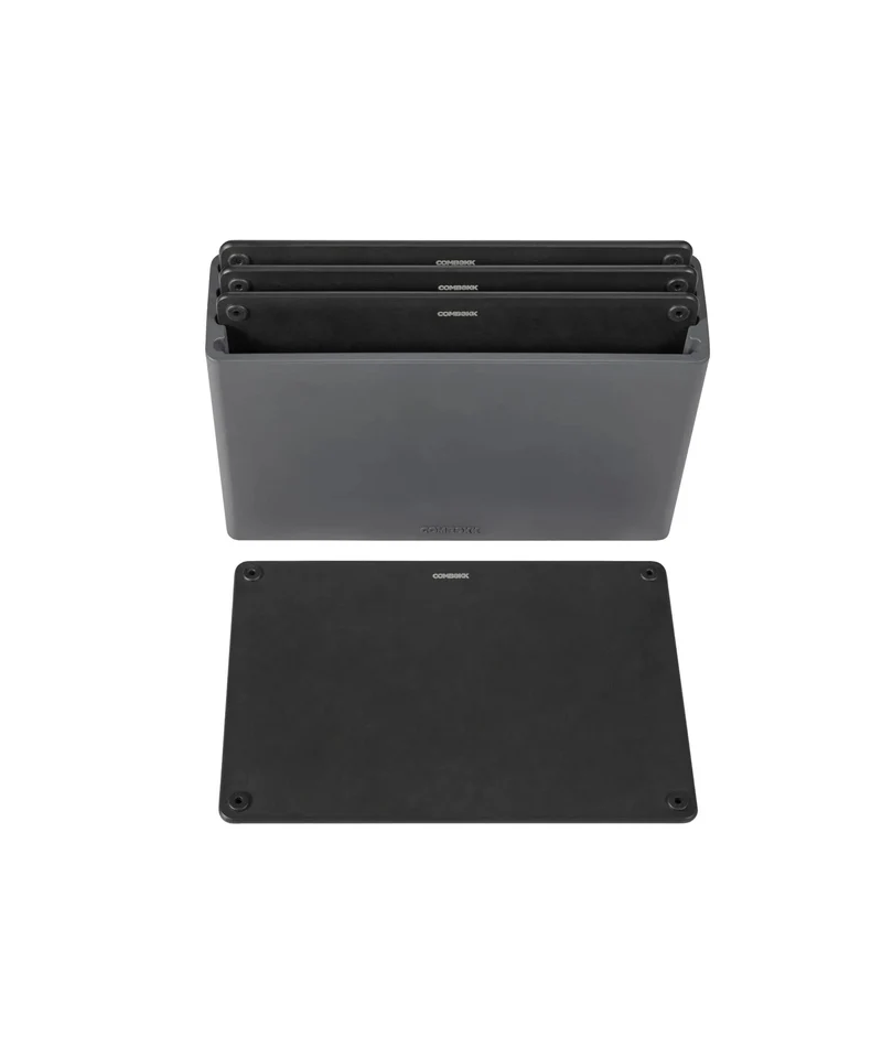 Combekk Schneidebrett-Set 4-teilig 20x30cm „Schwarz“