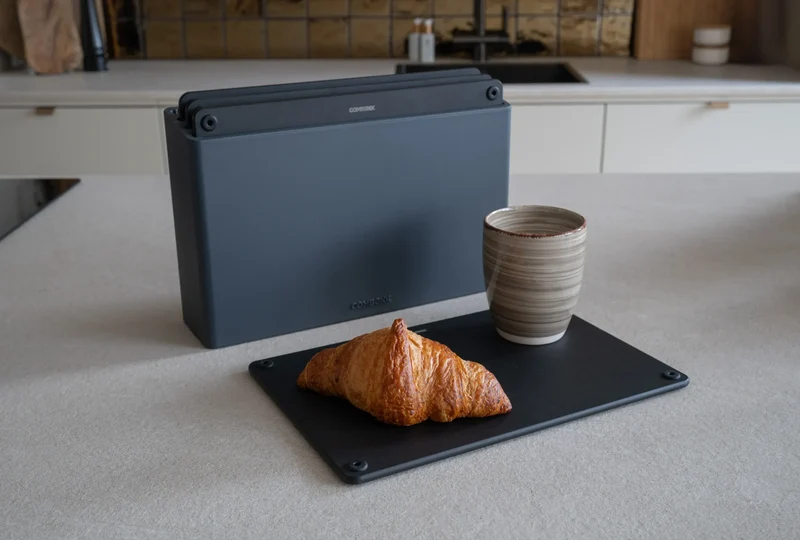 Combekk Schneidebrett-Set 4-teilig 20x30cm „Schwarz“