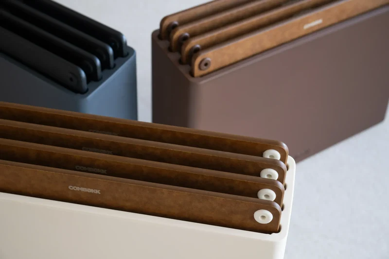 Combekk Schneidebrett-Set 4-teilig 20x30cm „Schwarz“