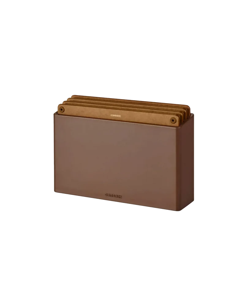 Combekk Schneidebrett-Set 4-teilig 20x30cm „Braun“