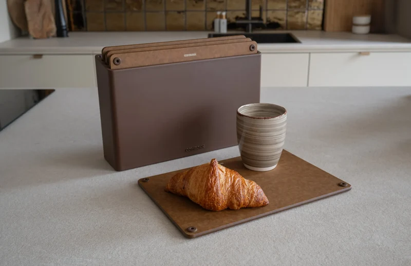 Combekk Schneidebrett-Set 4-teilig 20x30cm „Braun“