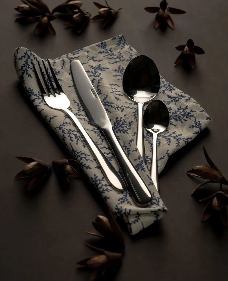 Combekk Besteckset 24-teilig Recycelter Edelstahl 'Birch'