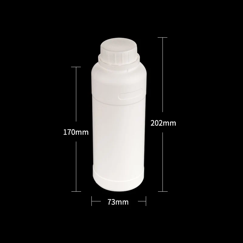 Enghalsflaschen, Kunststoff HDPE, Fassungsvermögen 100 ml bis 1.000 ml
