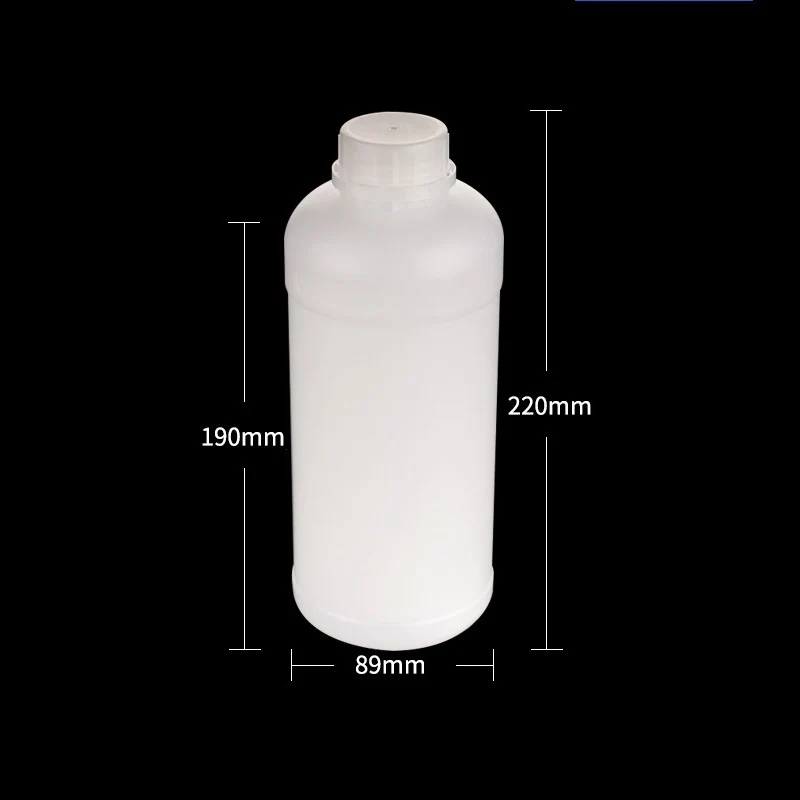 Enghalsflaschen, Kunststoff HDPE, halbtransparent, Fassungsvermögen 250 ml bis 1.000 ml