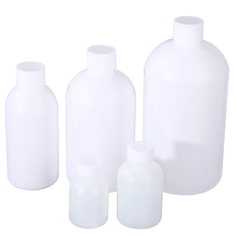 Enghalsflaschen, Kunststoff PE, Fassungsvermögen 50 ml bis 1.000 ml