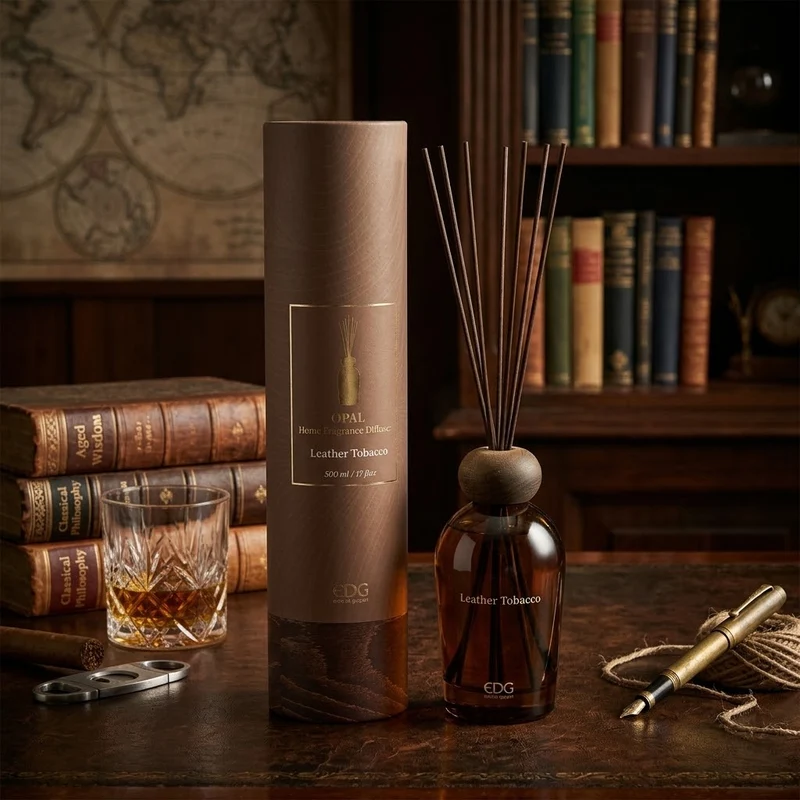 EDG Enzo De Gasperi Profumatore per Ambienti Opal 220ml Leather Tobacco