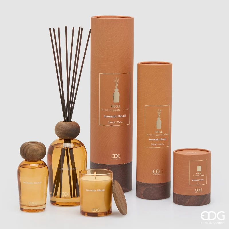 EDG Enzo De Gasperi Profumatore per Ambienti Opal 220ml Aromatic Hinoki