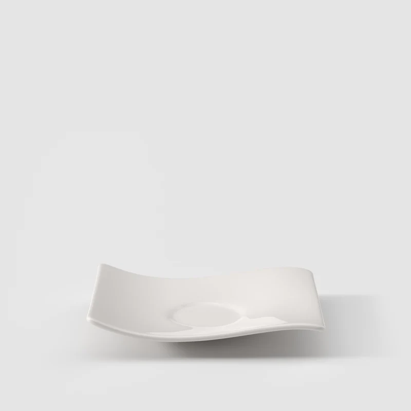 Villeroy & Boch Set 6 Tazzine con Piattino New Wave in Porcellana