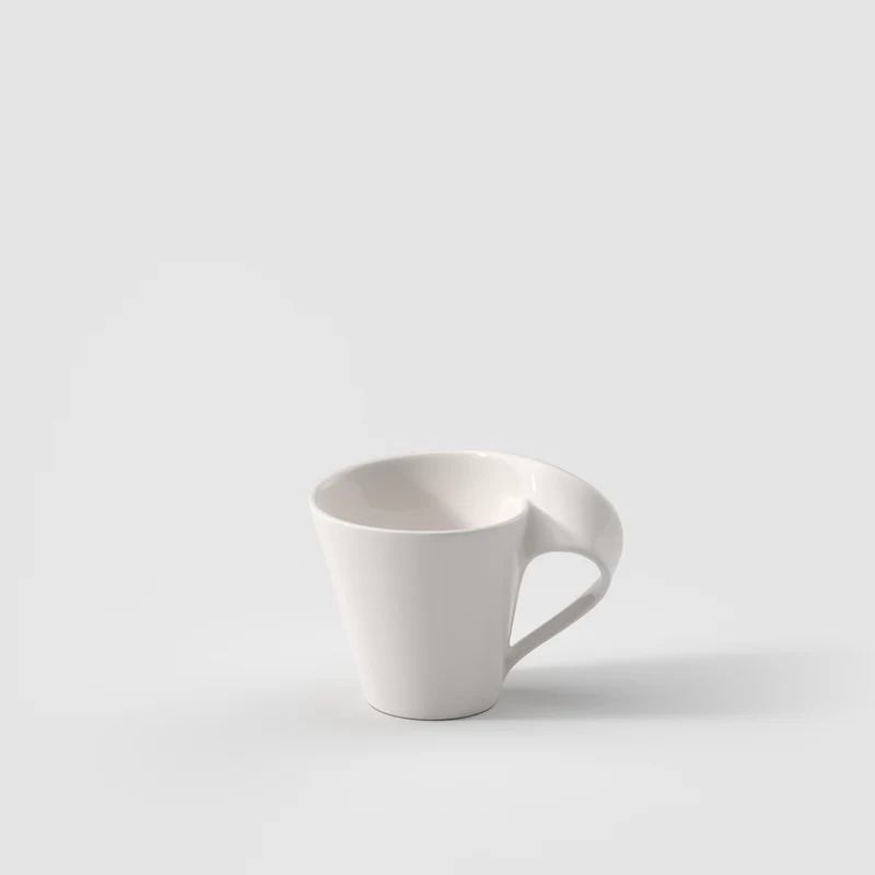 Villeroy & Boch Set 6 Tazzine con Piattino New Wave in Porcellana