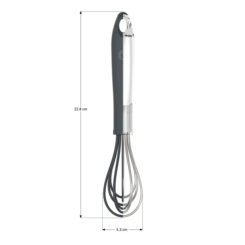Schneebesen M anthrazit 22 cm