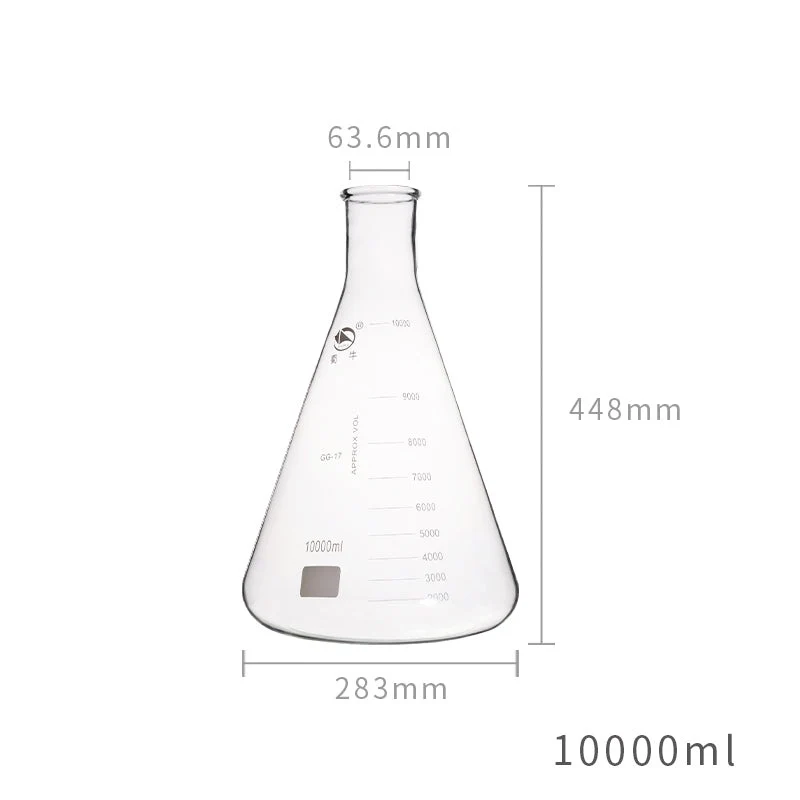 Erlenmeyerkolben, Enghals, 25 ml bis 10.000 ml