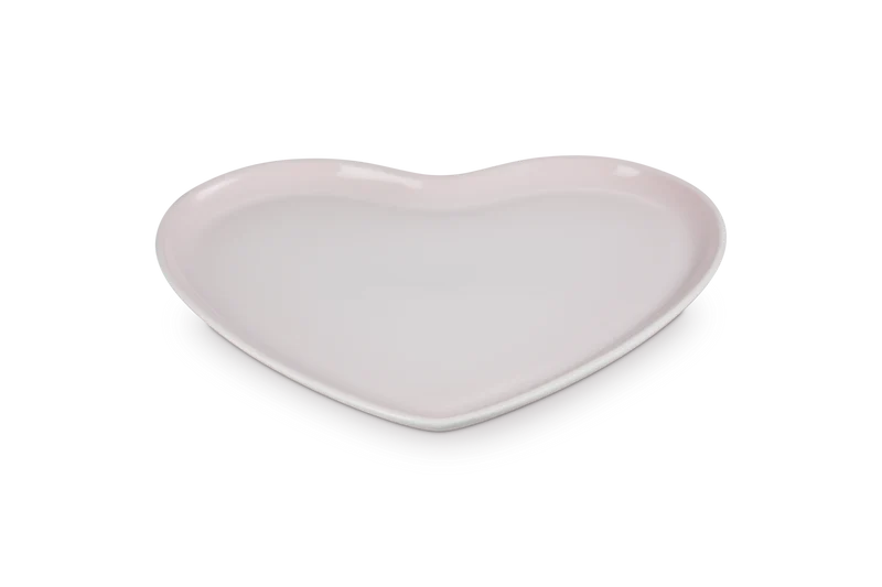 Le Creuset Servierschüssel Herz Ø32cm 'Muschelrosa'