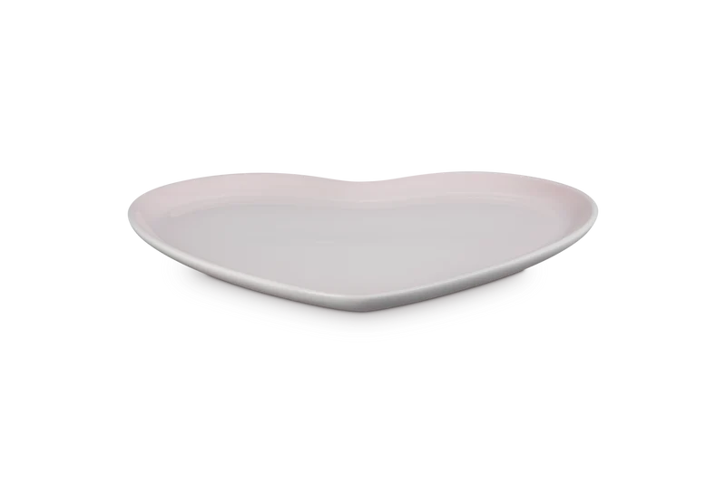 Le Creuset Servierschüssel Herz Ø32cm 'Muschelrosa'