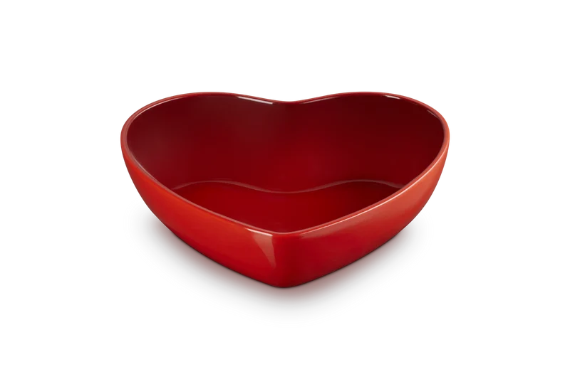 Le Creuset Servierschüssel Hochherz Ø30cm / 2,9L 'Kirschrot'