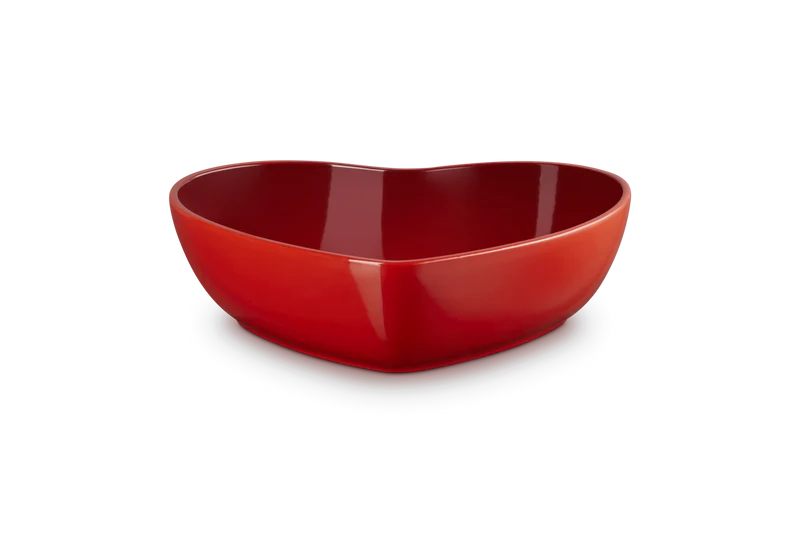 Le Creuset Servierschüssel Hochherz Ø30cm / 2,9L 'Kirschrot'