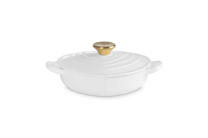 Le Creuset Campagnard Herz Ø20cm / 1L 'Weiß'