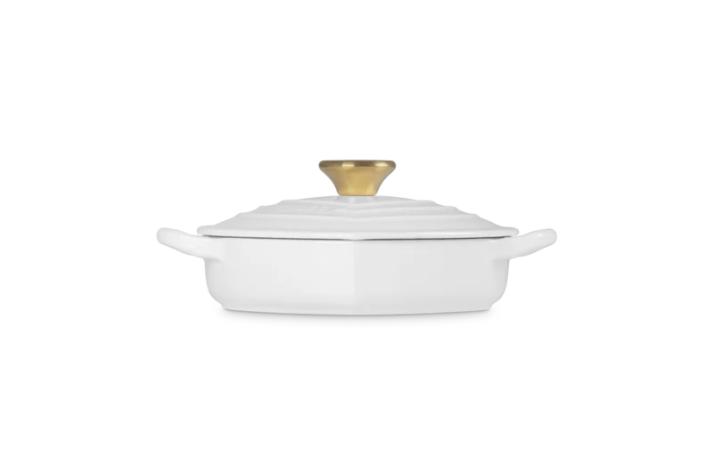Le Creuset Campagnard Herz Ø20cm / 1L 'Weiß'