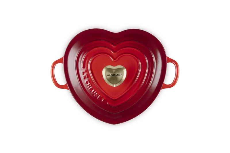 Le Creuset Campagnard Herz Ø20cm / 1L 'Cherry Red'