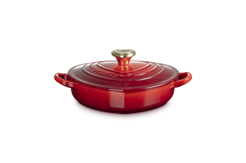 Le Creuset Campagnard Herz Ø20cm / 1L 'Cherry Red'