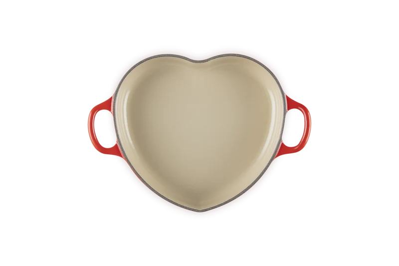 Le Creuset Campagnard Herz Ø20cm / 1L 'Cherry Red'