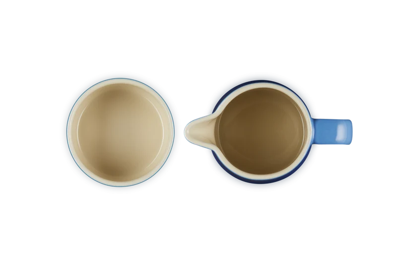 Le Creuset Milch- und Zuckerset Signature 'Azure'