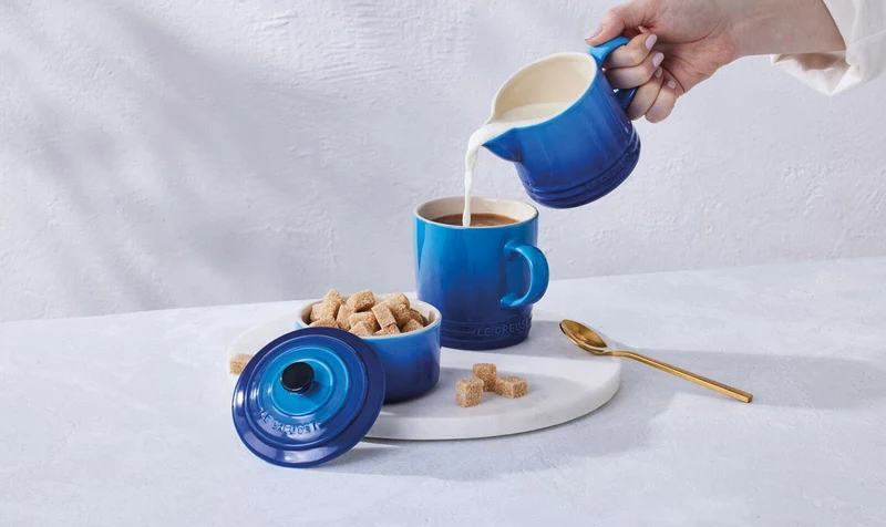 Le Creuset Milch- und Zuckerset Signature 'Azure'