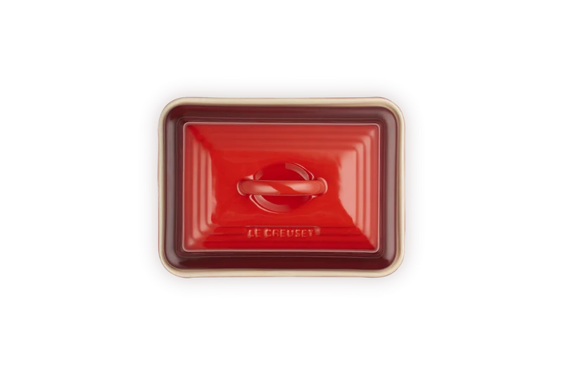 Le Creuset Butterdose „Kirschrot“