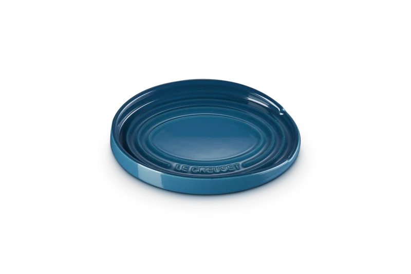 Le Creuset Löffelhalter Oval 'Tiefes Türkis'