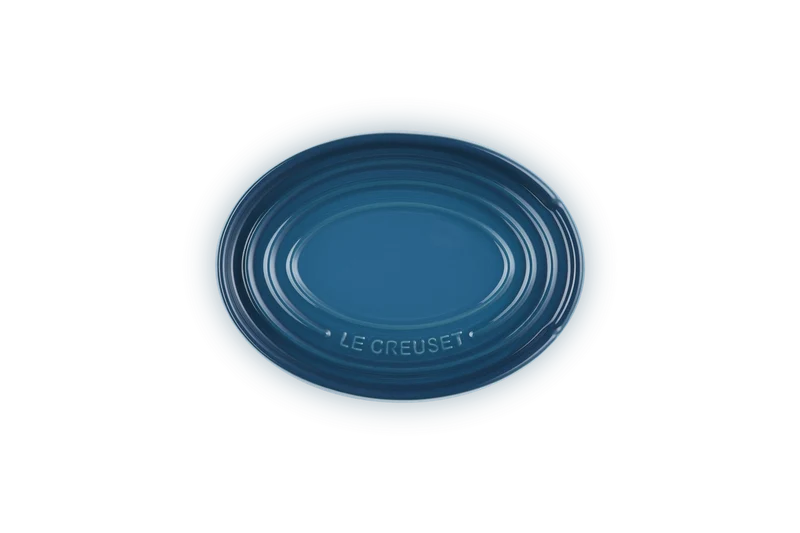 Le Creuset Löffelhalter Oval 'Tiefes Türkis'