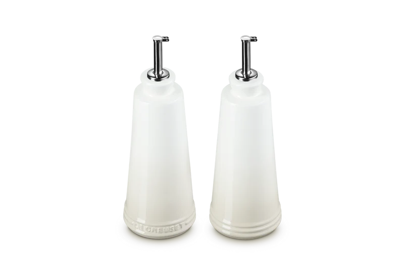 Le Creuset Öl- und Essigset 300ml Signature 'Meringue'