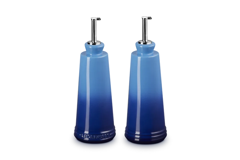 Le Creuset Öl- und Essigset 300ml Signature 'Azure'