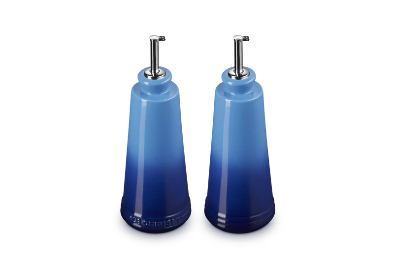 Le Creuset Öl- und Essigset 300ml Signature 'Azure'