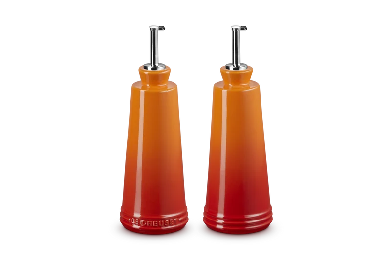 Le Creuset Öl- und Essigset 300 ml Signature 'Orange Red'