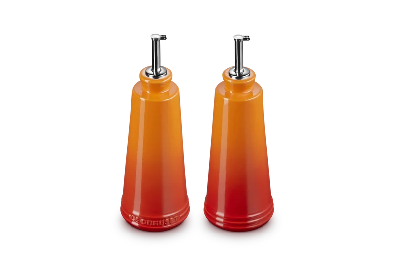 Le Creuset Öl- und Essigset 300 ml Signature 'Orange Red'