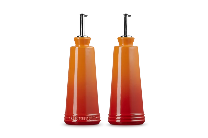 Le Creuset Öl- und Essigset 300 ml Signature 'Orange Red'