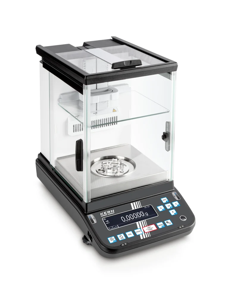 Zweibereichs-Laborwaage KERN ABP 100-5DAM – Präzision für Ihr Labor – optional geeicht 52g/120g - 0,00001g/0,0001g