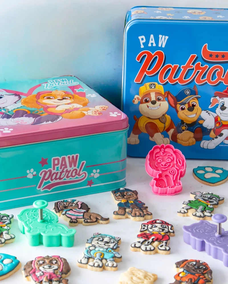 Paw Patrol Jungs 21 x 21 cm | H 10cm Blau Gebäckdose