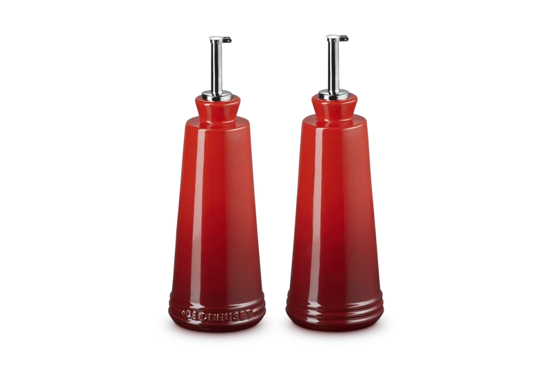 Le Creuset Öl- und Essigset 300 ml Signature 'Cherry Red'
