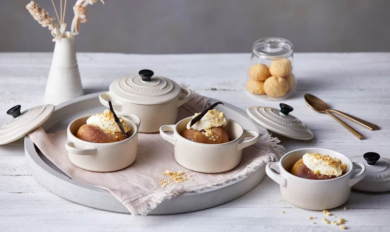 Le Creuset Mini-Auflauf / Suppentopf Ø10cm / 0,25L 'Meringue'