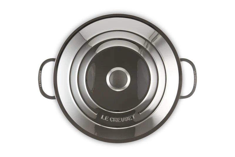 Le Creuset Provençal Bratpfanne / Flache Schmorpfanne Ø30cm / 4,3L 'Edelstahl Signature'