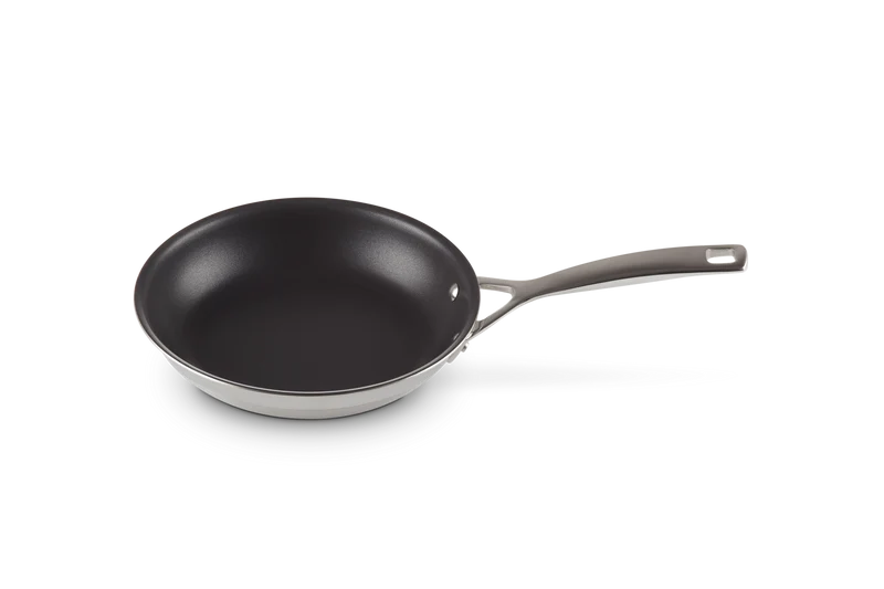 Le Creuset Edelstahl-Bratpfanne mit PTFE-Antihaftbeschichtung