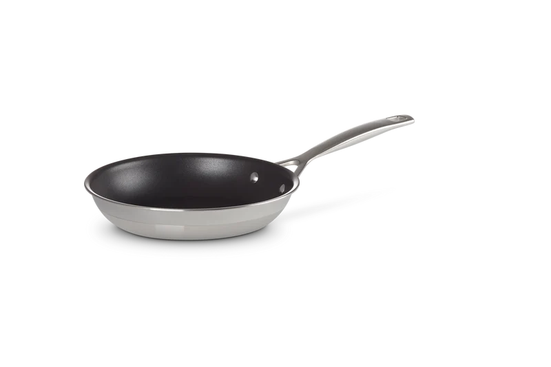 Le Creuset Edelstahl-Bratpfanne mit PTFE-Antihaftbeschichtung