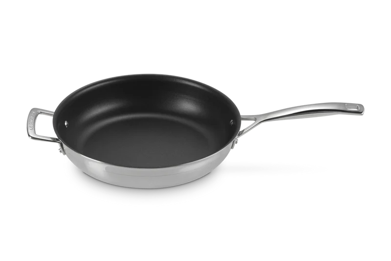 Le Creuset Edelstahl-Bratpfanne mit PTFE-Antihaftbeschichtung