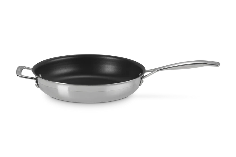 Le Creuset Edelstahl-Bratpfanne mit PTFE-Antihaftbeschichtung