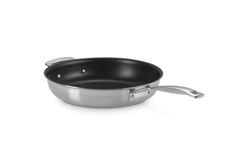 Le Creuset Edelstahl-Bratpfanne mit PTFE-Antihaftbeschichtung
