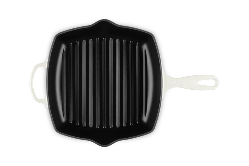 Le Creuset Grillpfanne quadratisch 26x26cm Grillit® 'Meringue'