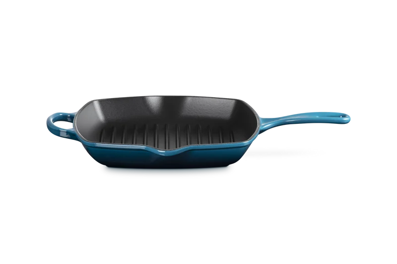 Le Creuset Grillpfanne Quadratisch 26x26cm Grillit® 'Deep Teal'