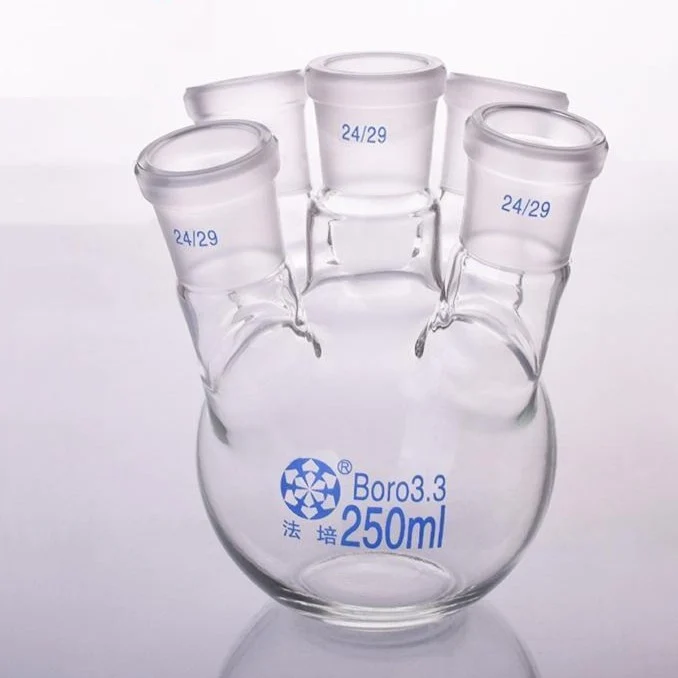 Fünfhals Stehkolben, Kapazität 150 bis 5.000 ml